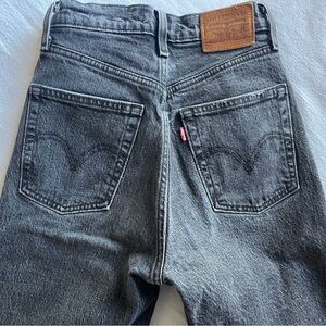 Levi's Charcoal Straight Leg Jeans